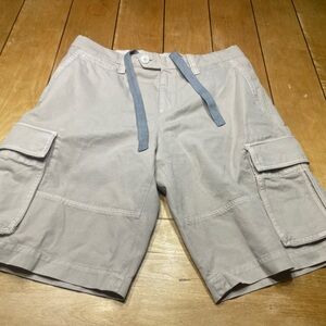 Brunello Cucinelli Cargo Shorts Size EU48/US33 Drawstring Color Beige $945